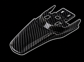 Carbon Fiber Surron Rear Fender