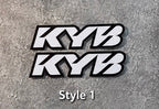 KYB Fork Stickers