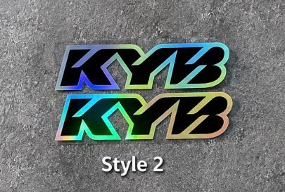KYB Fork Stickers